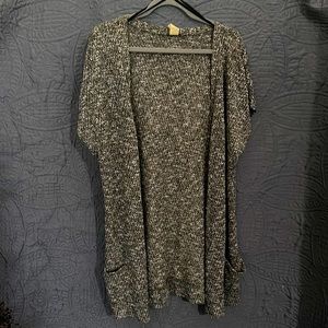 Salt and pepper cardigan, excellent condition.